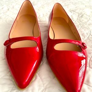 NWOT Stuart Weitzman ruby red ballet slippers size 7